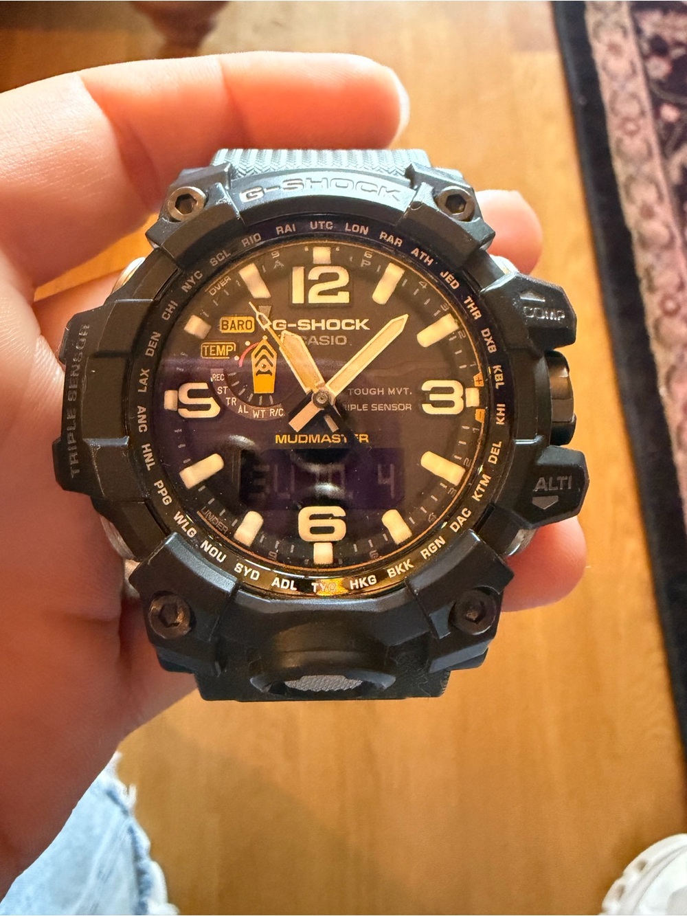 Casio G-Shock GWG-1000 Mudmaster Solar Triple Sensor Watch